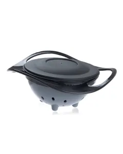 Babyjem 360-degree Swivel Design Bowl - Grey