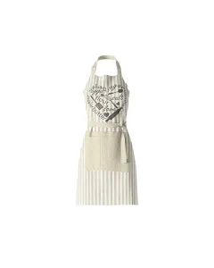 Nova Home "Flora" Kitchen Apron - Poly Cotton - Beige