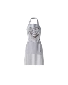 Nova Home "Flora" Kitchen Apron - Poly Cotton - Grey