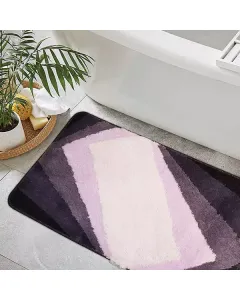 Nova Home "Geometric" Bath Mat - 60x90 cm - Purple