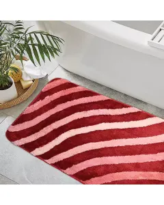 Nova Home "Cable" Bath Mat - 60x90 cm - Pink