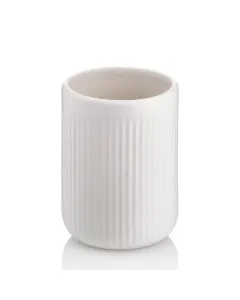 Kela Adele Ceramic Bathroom Tumbler - Offwhite