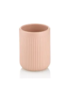 Kela Adele Ceramic Bathroom Tumbler - Cloud Pink