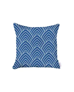 Nova Home Peonies Cushion Cover - 45x45 Cm - Blue