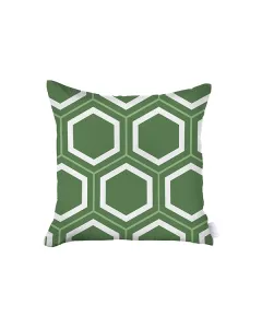 Nova Home Peonies Cushion Cover - 45x45 Cm - Green