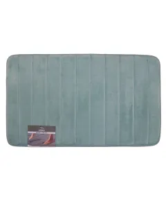 Nova Home Steps Memory Foam Non-Slip Bath Mat - 50x80 Cm - Aqua