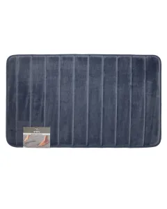 Nova Home Steps Memory Foam Non-Slip Bath Mat - 50x80 Cm - Blue