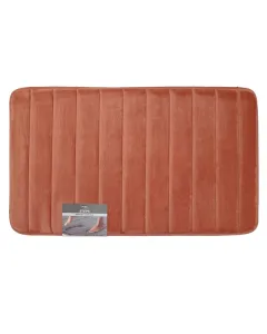 Nova Home Steps Memory Foam Non-Slip Bath Mat - 50x80 Cm - Rose