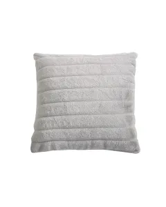 Nova Home Amara Fur Cushion Cover - 45x45 cm - Grey