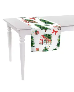 Nova Home Christmas Runner - 40x140 cm - White