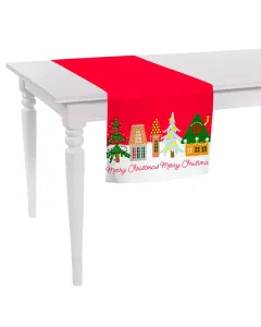 Nova Home Christmas Runner - 40x140 cm - Red