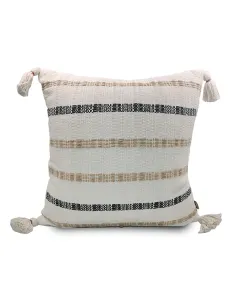 Nova Home Levtex Handmade Embroidered Cushion Cover - 50x50 Cm - Beige