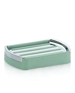 Kela Marta Ceramic Bathroom Soap Dish - 12.5 Cm - Jade