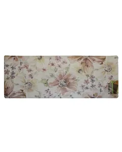 Nova Home "Peony" Printed PVC Foam Kitchen Mat - 46x120 Cm - Multicolor