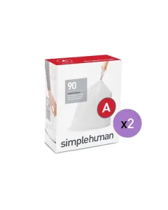 Simplehuman Custom Fit Liners-4.5 L (Code A) - White