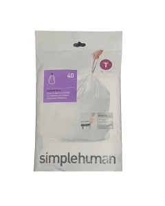 Simplehuman Custom Fit Liners-3 L (Code T) - White