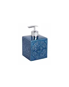 Wenko "Cordoba" Liquid Soap Dispenser - Pottery - Dark Blue