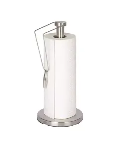 Wenko Preston Kitchen Roll Holder, Stainlees-Steel - Silver