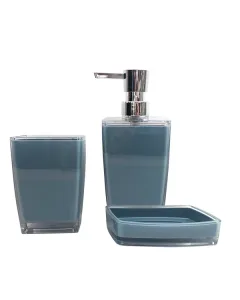 Weva Loose Bath Set, 3 Pieces - Blue