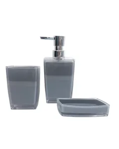 Weva Loose Bath Set, 3 Pieces - Grey