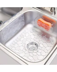 Wenko Stone Sink Mat - Transparent available at The Scout - Amman, Jordan