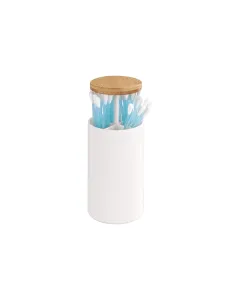 Wenko Laresa Cotton Bud Holder - White