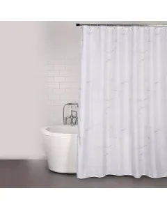 Weva "Jazz" Waterproof Shower Curtain - 180x200 cm - Grey available at The Scout - Amman, Jordan