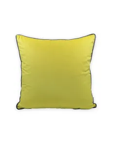 Nova Home Velvet Cushion Cover - 47x47 cm - Dark Yellow