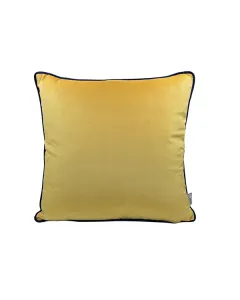 Nova Home Velvet Cushion Cover - 47x47 cm - Yellow