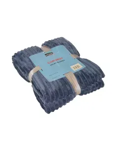 Nova Home Cordroy Winter Soft Flannel Blanket - Blue