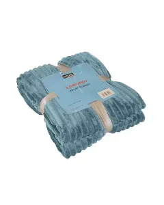Nova Home Cordroy Winter Soft Flannel Blanket - Petrol