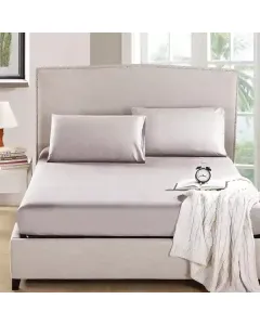 Nova Home "MicroBasic" Fitted Sheet Set - Sand available at The Scout - Amman, Jordan