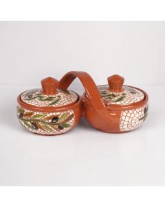 Dual Cup Bowl Set (with Handle) (Available In Sizes)