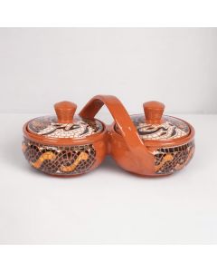 Dual Cup Bowl Set (with Handle) (Available In Sizes)