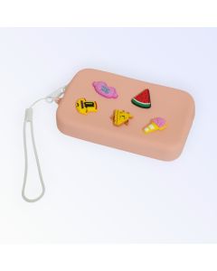 Mini Charms Pencil Cases - Peach