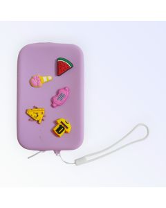 Mini Charms Pencil Cases - Purple