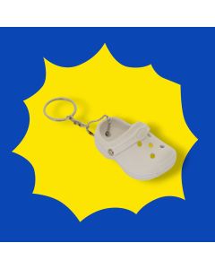 Crocs Keychains - White