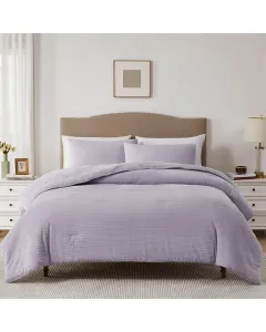 Nova Home Cozy Warm Velvet Blush Flannel Comforter - Single/Twin- Purple available at The Scout - Amman, Jordan