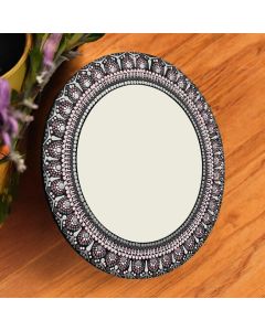 Mandala Dotting Framed Mirror