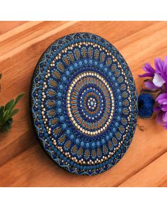 Decorative Mandala Dotting on Wood