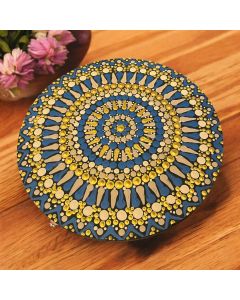 Decorative Mandala Dotting on Wood