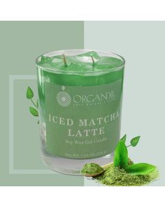 Iced Matcha Latte - Vanilla & Fresh Gel Candle