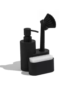 Weva Zen Kitchen Dispenser Set - Black