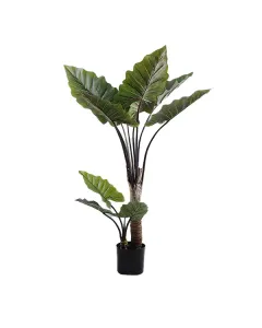 Nova Home "Rainbow Taro" Artificial Tree - 134 Cm - Green