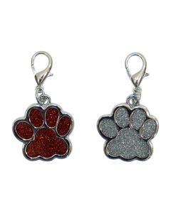 Glittery Paw-Shaped Charm Pendant for Pet Collars available at The Scout - Amman, Jordan