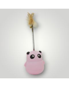 Image of "Panda Cat Toy with Feather and Bell for Interactive Play" from TheScout Marketplace