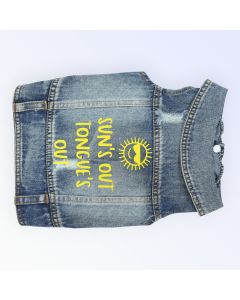 Pet Clothes Dog Denim Jacket (L)