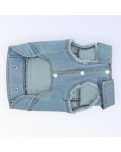 Pet Clothes Dog Denim Jacket (L)