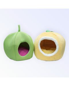 Yellow Pet Cave Bed with Green Stem available at The Scout - Amman, Jordan