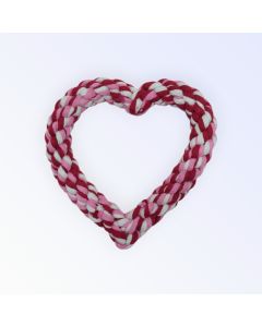 Heart-Shaped Rope Dog Toy available at The Scout - Amman, Jordan